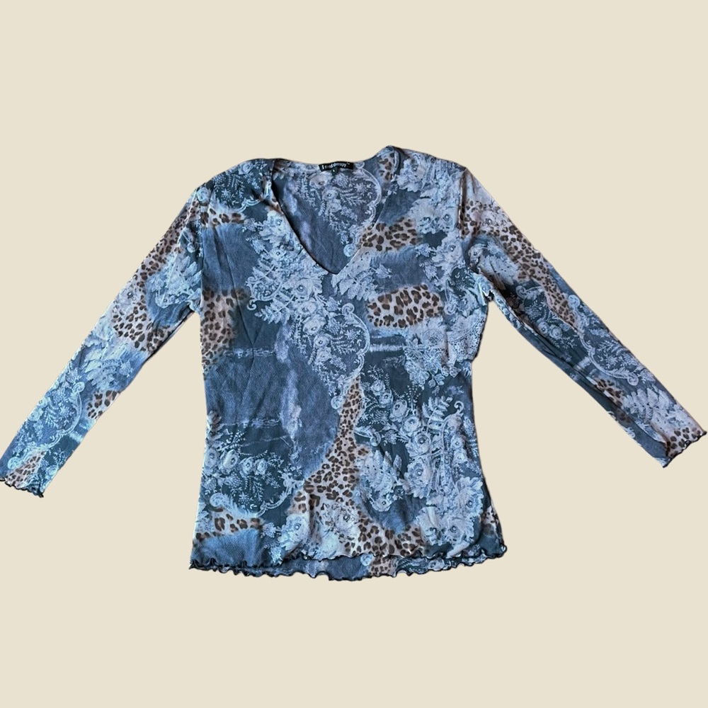 I need therapy Abstract Mesh Top